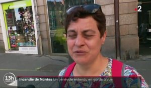 Incendie de Nantes : un bénévole entendu en garde à vue