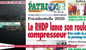 Le Titrologue du 22 Juillet 2020 : Présidentielle 2020, le RHDP lance son rouleau compresseur
