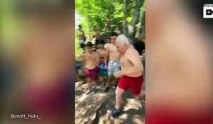 Un vieil homme de 73 ans saute d'une falaise