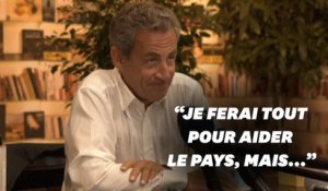 Sarkozy sera toujours prêt à "aider le pays" mais sans retour à la vie politique