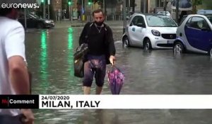 Milan, les pieds dans l'eau