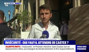 Jean Castex s'entretient avec Christian Estrosi après les violences survenues à Nice