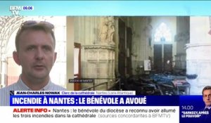 Jean-Charles Nowak (clerc de la cathédrale de Nantes): "Ni moi, ni personne n'aurions pensé que ce bénévole ferait une chose pareille"