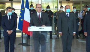 Sécurité intérieure : déclaration de Jean Castex à Nice