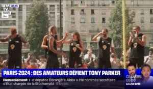 Paris-2024: des amateurs défient Tony Parker et Teddy Riner