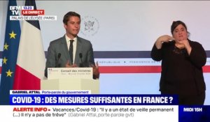 Coronavirus: Gabriel Attal annonce "14 nouveaux clusters" identifiés ce mardi, "ce qui porte à 142 le nombre de foyers en France"