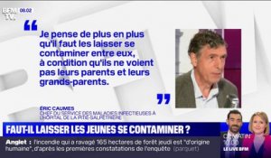 Coronavirus: le Pr Éric Caumes se demande s’il ne faut pas "laisser les jeunes se contaminer entre eux"