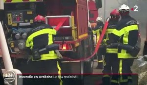 Incendie en Ardèche : le feu est maîtrisé