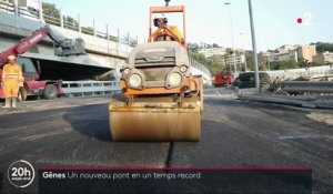 Italie : après l’écroulement du pont, Gênes va inaugurer son nouveau viaduc
