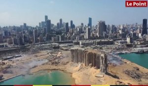 Explosions à Beyrouth : les images aériennes du port