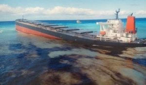 Près de l'île Maurice, 3800 tonnes de fuel se déversent dans la mer après le naufrage d'un navire