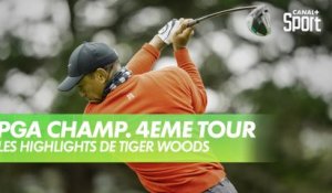 Golf - USPGA / Dernier tour : Les highlights de Tiger Woods