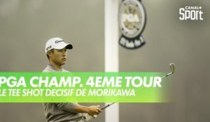Golf - USPGA / Dernier tour : Le tee shot décisif de Morikawa au 16