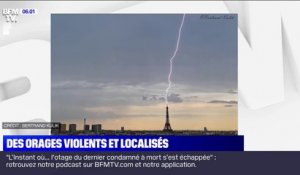De violents orages ont frappé une partie de la France