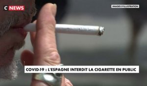 Covid-19 : l’Espagne interdit la cigarette en public