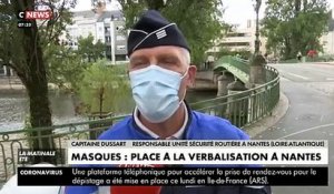 Coronavirus - A Nantes, les panneaux imposant le port du masque ont quasiment tous été saccagés ces derniers jours - Reportage