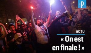 Victoire du PSG : Les supporters parisiens exultent sur les Champs-Elysées