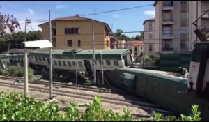 Italie: trois blessés dans le déraillement d'un train presque vide