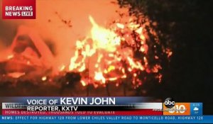 Des milliers de personnes ont fui leurs maisons cette nuit dans le nord de la Californie, ravagé par de multiples incendies qui progressent rapidement