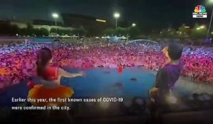 La Chine a défendu l’organisation d’une méga-fête techno dans un parc aquatique bondé de Wuhan, épicentre du Covid-19, saluant une "victoire" contre le coronavirus - VIDEO