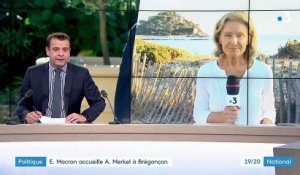 Fort de Brégançon : Emmanuel Macron et Angela Merkel sont sur la même longueur d'onde