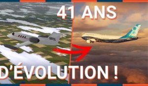 L'IMPRESSIONNANTE ÉVOLUTION DE FLIGHT SIMULATOR !