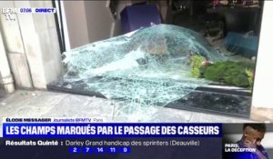 Quels sont les dégâts sur les Champs-Élysées (et aux abords) au lendemain de la défaite du PSG ?
