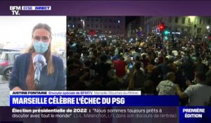 PSG-Bayern: dès le coup de sifflet final, des milliers de supporters marseillais ont célébré la défaite des Parisiens