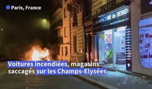 Dégâts importants à Paris après la défaite du PSG, les commerçants dépités