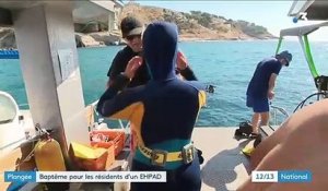 Bouches-du-Rhône : baptême de plongée pour les résidents d'un Ehpad
