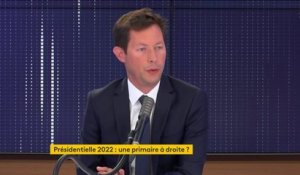 Présidentielle 2022 : "Il faut un moyen de trancher la ligne", dit François-Xavier Bellamy qui ne s'oppose pas à une possible primaire de la droite. "Ce n'est pas une primaire qui a fait perdre la droite en 2017"