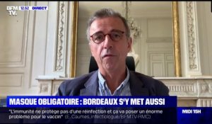 Le maire de Bordeaux annonce l'obligation du port du masque dans "tout le centre-ville" dès lundi