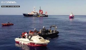 49 migrants évacués du "Louise Michel", bateau humanitaire en détresse