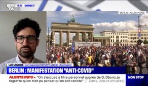 Allemagne: la manifestation "anti-covid" à Berlin dispersée par la police