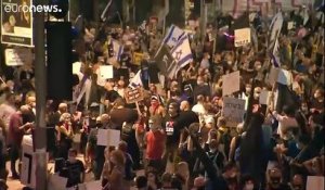 Nouveau samedi de manifestations en Israël