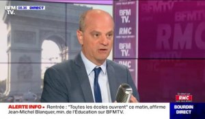 "N'ayez pas peur": Jean-Michel Blanquer tente de rassurer pour la rentrée