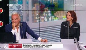 Les tendances GG : "Éleveurs = violeurs", des végans taguent une fromagerie à Paris ! - 02/09