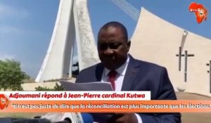 Adjoumani répond à Jean-Pierre cardinal Kutwa :"Il n'est pas juste de dire que la réconciliation est plus importante que les élections "