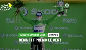 #TDF2020 - Étape 5 / Stage 5 - Škoda Green Jersey Minute / Minute Maillot Vert