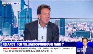 Geoffroy Roux de Bézieux (Medef): "Je ne crois pas qu'un pays comme la France peut se spécialiser"