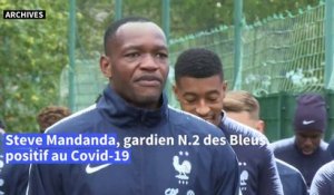 Football: Steve Mandanda, gardien N.2 des Bleus, positif au Covid-19