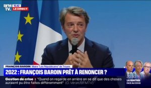 Présidentielle 2022: François Baroin (LR) se prononcera sur une possible candidature "le moment venu"