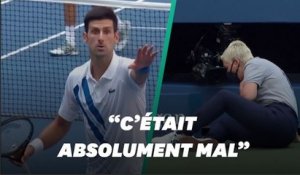 Novak Djokovic disqualifié de l'US Open pour avoir envoyé une balle sur une juge