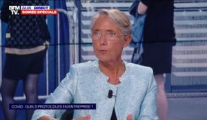 Élisabeth Borne: "Les personnes vulnérables [dont asthmatiques] peuvent retourner au travail à condition de porter un masque chirurgical"