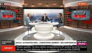 EXCLU - Christophe Lambert se confie sur ses addictions à l'alcool dans "Morandini Live": "C'est ma fille qui m'a sauvé, je me suis battu pour elle" - VIDEO