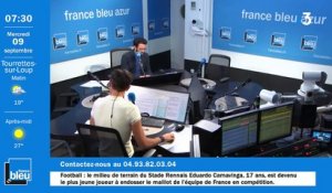 La matinale de France Bleu Azur du 09/09/2020
