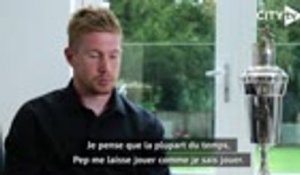 PFA - De Bruyne : “Pep Guardiola me laisse beaucoup de liberté”