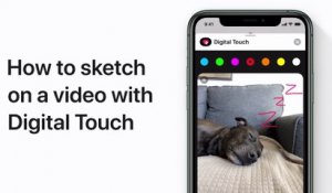Comment ajouter un croquis rapide à une vidéo avec la fonction Digital Touch sur iPhone, iPad et iPod touch — Apple Support