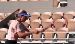 Roland-Garros 2020 - Genie est à Paris ! Eugenie Bouchard sur le nouveau Central  de Roland-Garros !