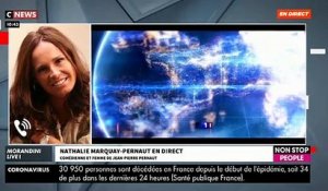 EXCLU - Nathalie Marquay-Pernaut réagit en direct dans "Morandini Live" au départ annoncé ce matin de son mari, Jean-Pierre Pernaut, du 13h de TF1 - VIDEO